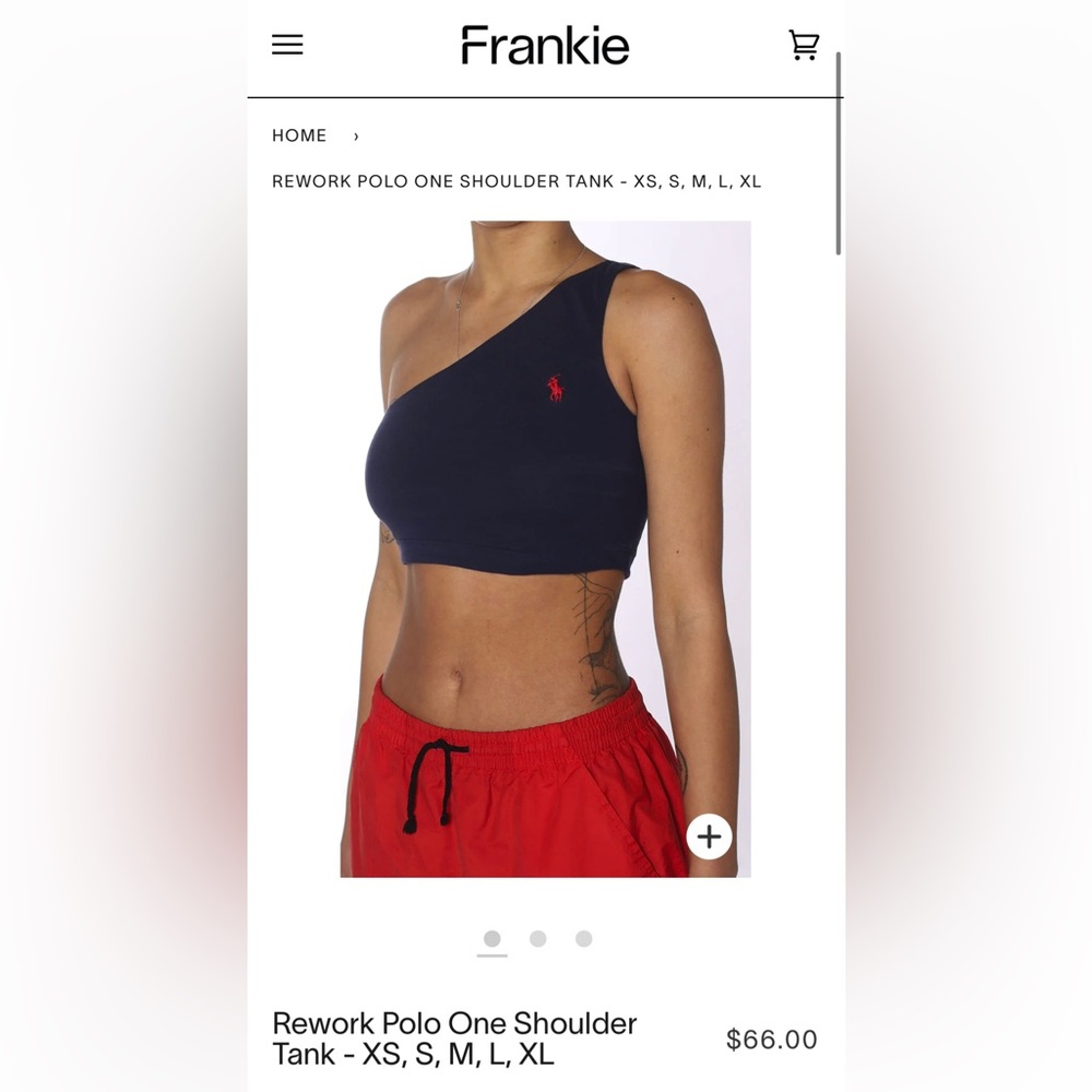 FRANKIE COLLECTIVE : One shoulder top